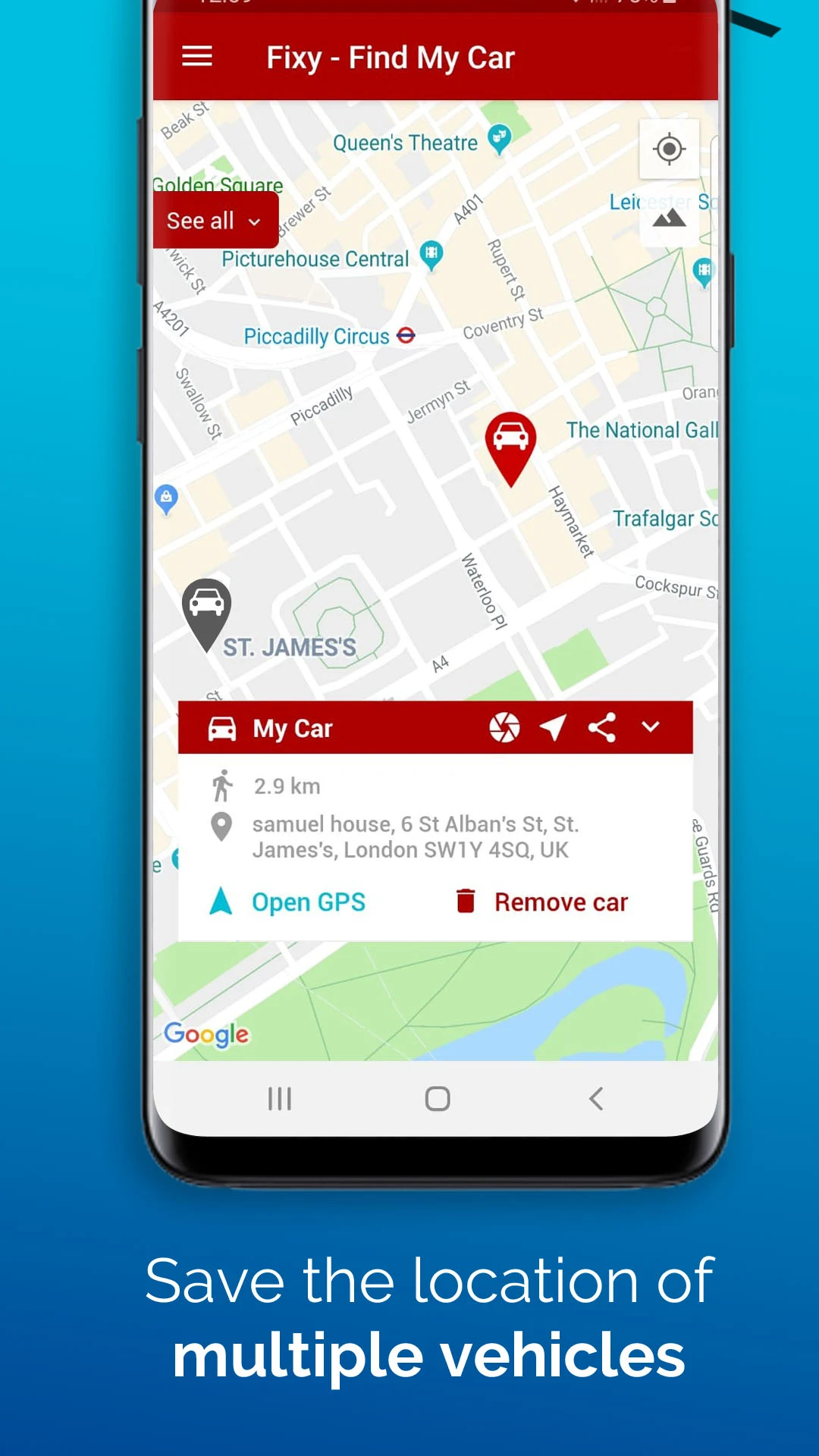 Fixy - Find My Car screenshot