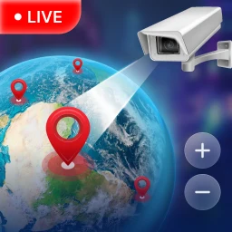 Icône de Live Cam Earth Map - GPS Cam